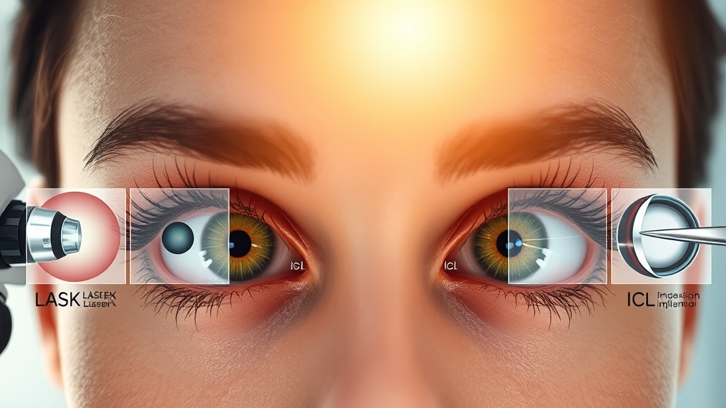 시력 교정술, 나에게 맞는 방법은? (realistic 스타일)