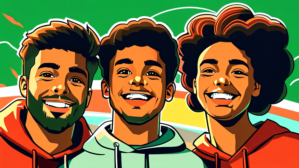 음식물 쓰레기 관리, 미래를 위한 약속 (illustration 스타일)