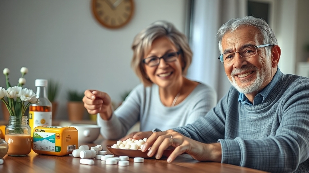 섭취 방법 & 기대 효과 (realistic 스타일)