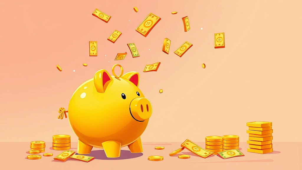 저축은행 금리, 왜 높을까? (illustration 스타일)