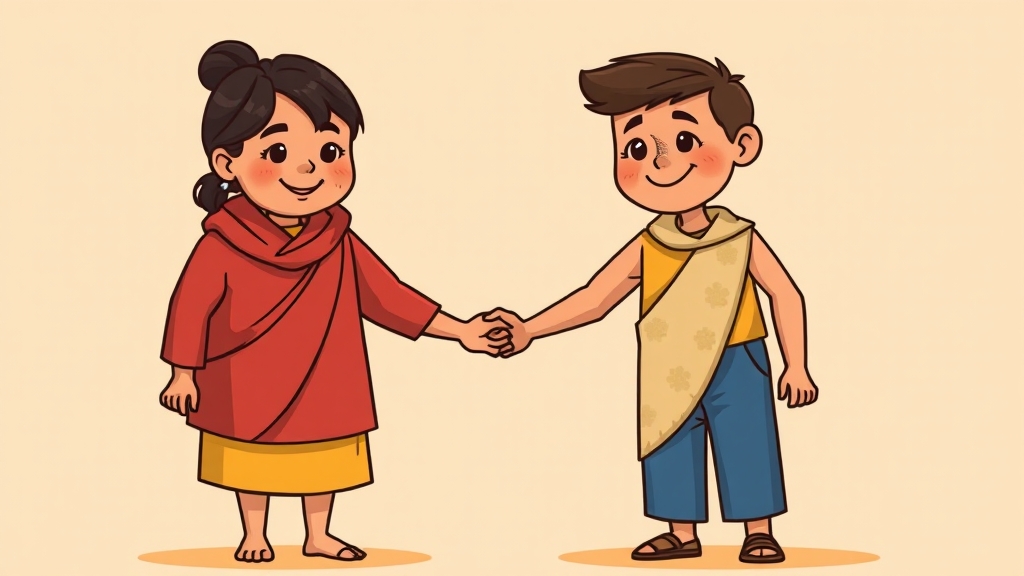 기초생활수급자와 차이점 (cartoon 스타일)