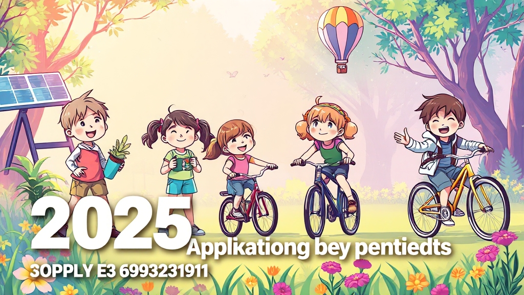 2025년 신청 조건 및 기간 (illustration 스타일)