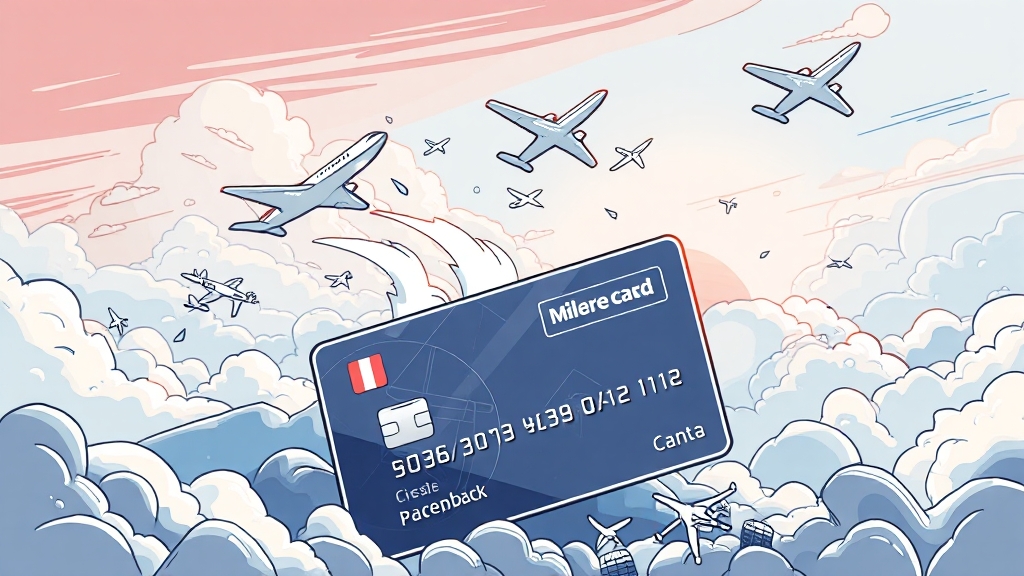 마일리지 & 카드 할인 활용 (illustration 스타일)