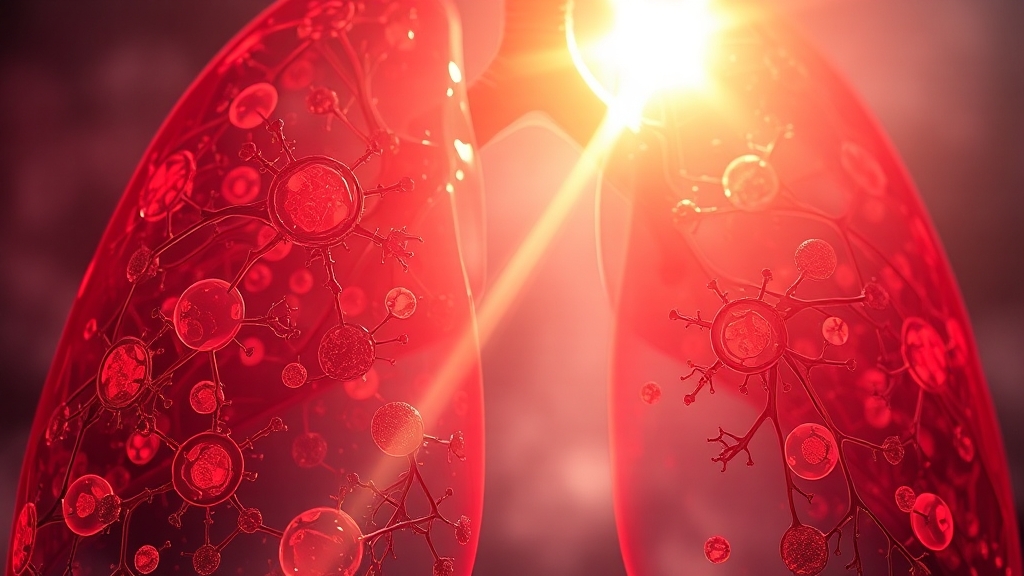 폐암, 현재 상황은 어떨까? (realistic 스타일)