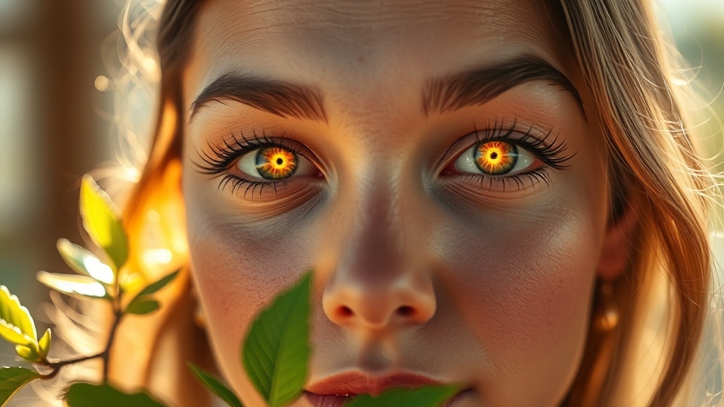 눈 건강 위한 NMN 섭취 방법 (realistic 스타일)