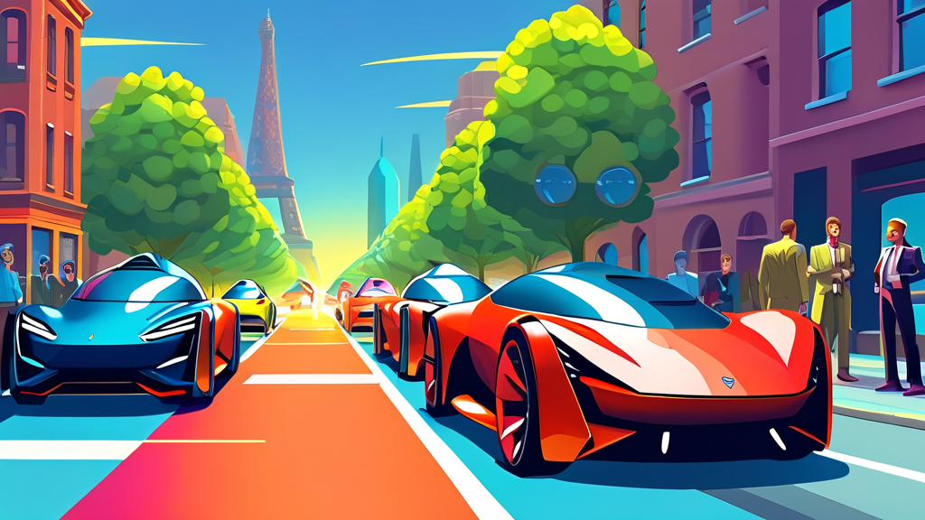 2026년, 당신의 자동차 구매 결정에 영향을 미칠 요인들 (cartoon 스타일)