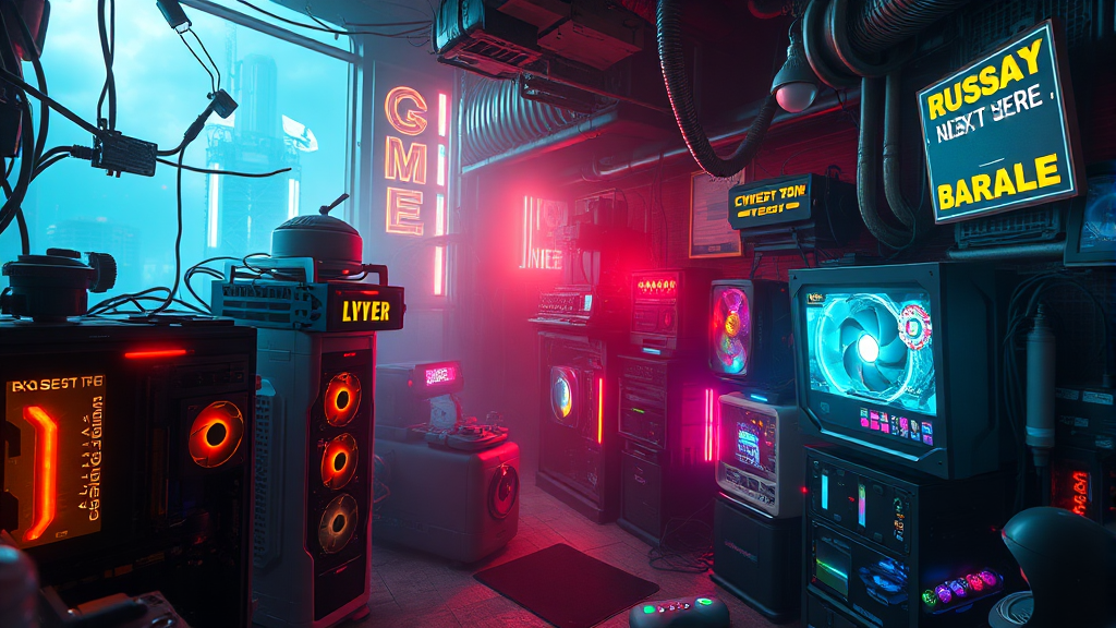 게이밍 PC 조립 가이드 (realistic 스타일)