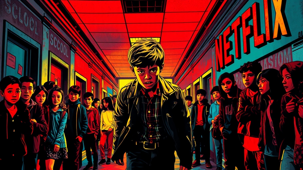 넷플릭스 오리지널 TOP 5 (popart 스타일)