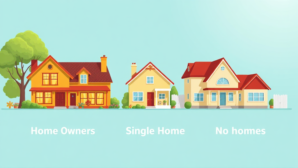 다주택자, 1주택자, 무주택자별 전략 포인트 (realistic 스타일)