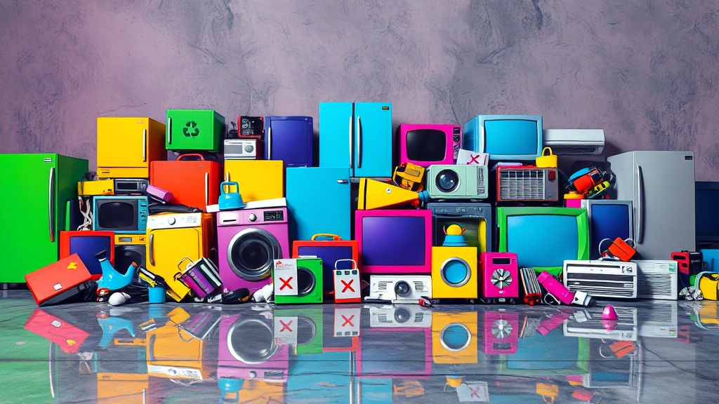 어떤 폐가전을 수거해 줄까요? (popart 스타일)