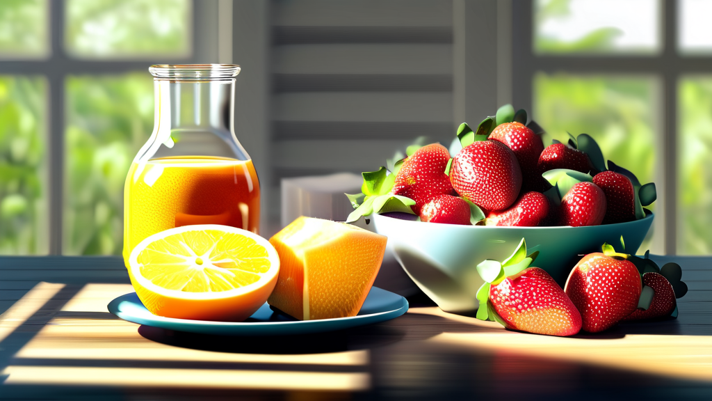 간헐적 단식, 무엇인가요? (realistic 스타일)