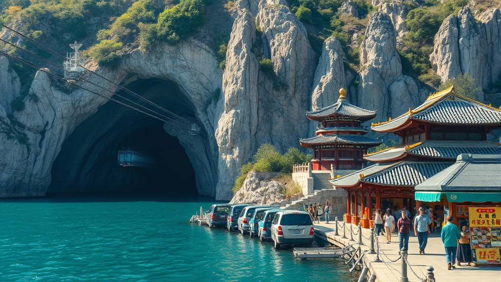 주변 관광지, 어디를 가볼까? (realistic 스타일)