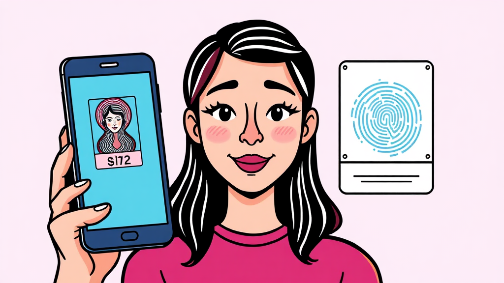 안면인식 개통, 왜? (cartoon 스타일)