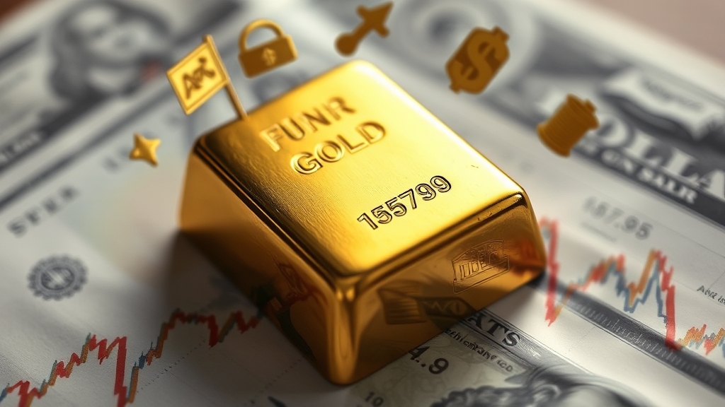 금 시세 변동 요인 분석 (realistic 스타일)