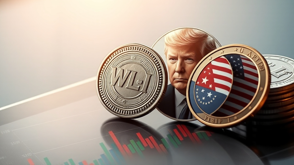 WLFI 코인, 업비트 상장 의미 (realistic 스타일)