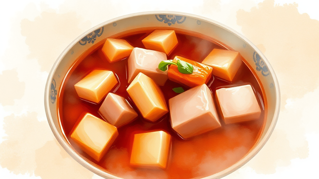 맛있는 찌개 만들기 (watercolor 스타일)