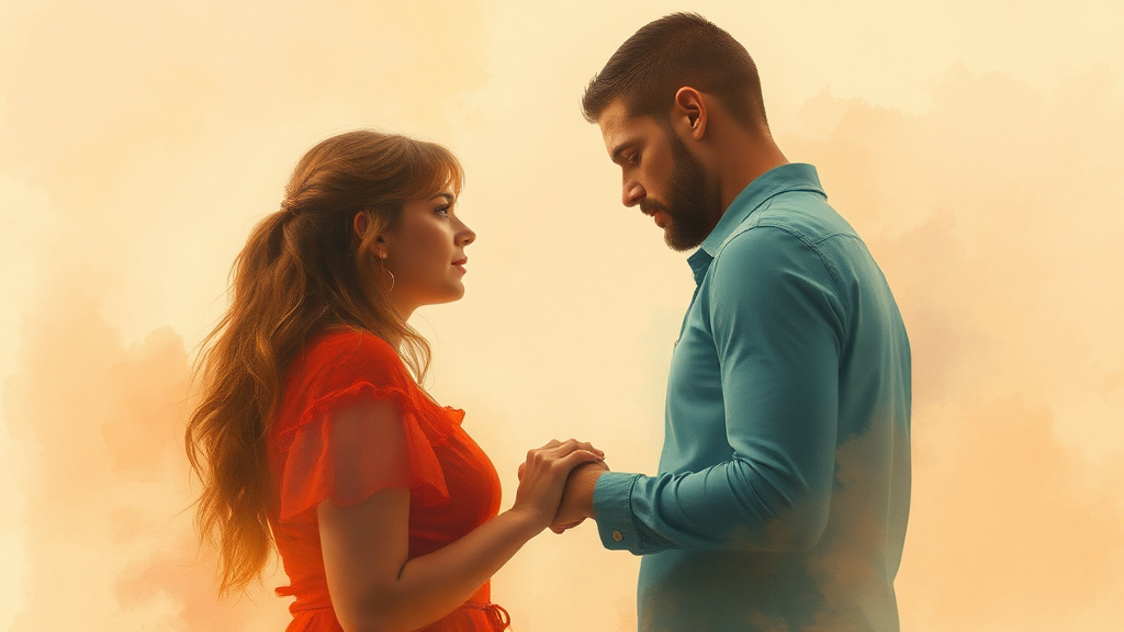 폭로전의 핵심 쟁점: 성매매 권유와 양육비 (watercolor 스타일)