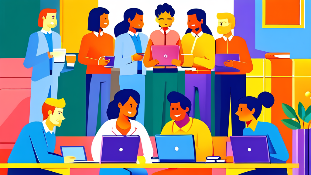 학생, 직장인, 게이머를 위한 LG 그램 활용 팁 (cartoon 스타일)