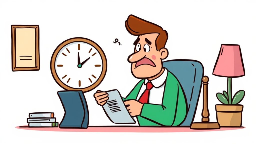 지급 지연 법적 권리 및 규정 (cartoon 스타일)