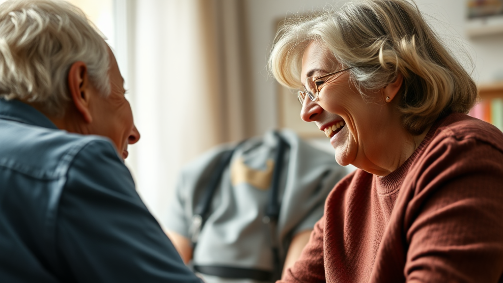 생활지원사 정보 (realistic 스타일)