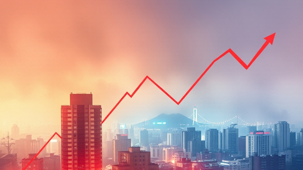 서울 아파트 급등 원인 분석 (watercolor 스타일)