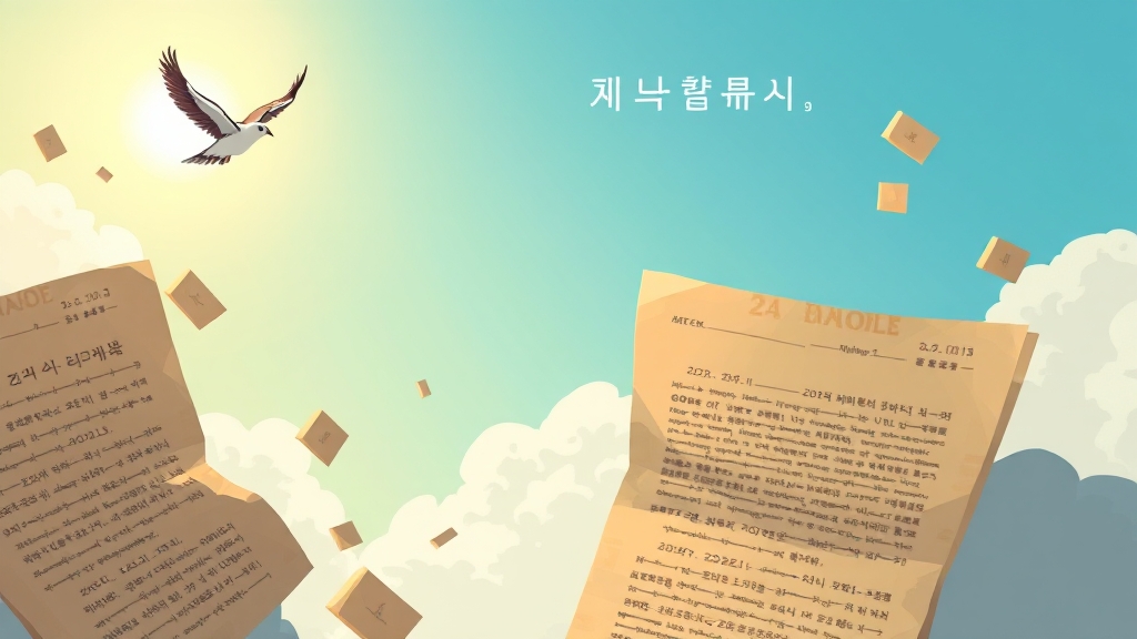 채무 감면 및 상환 조건 (illustration 스타일)