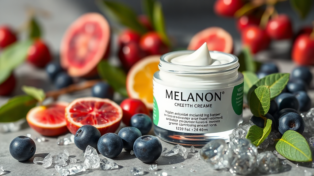 멜라논크림과 함께하면 좋은 추가 관리법 (realistic 스타일)