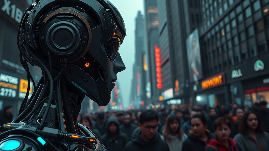 AI 에이전트, 윤리적 문제는 없을까? (realistic 스타일)