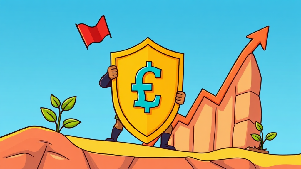 정부의 환율 안정화 노력 (cartoon 스타일)