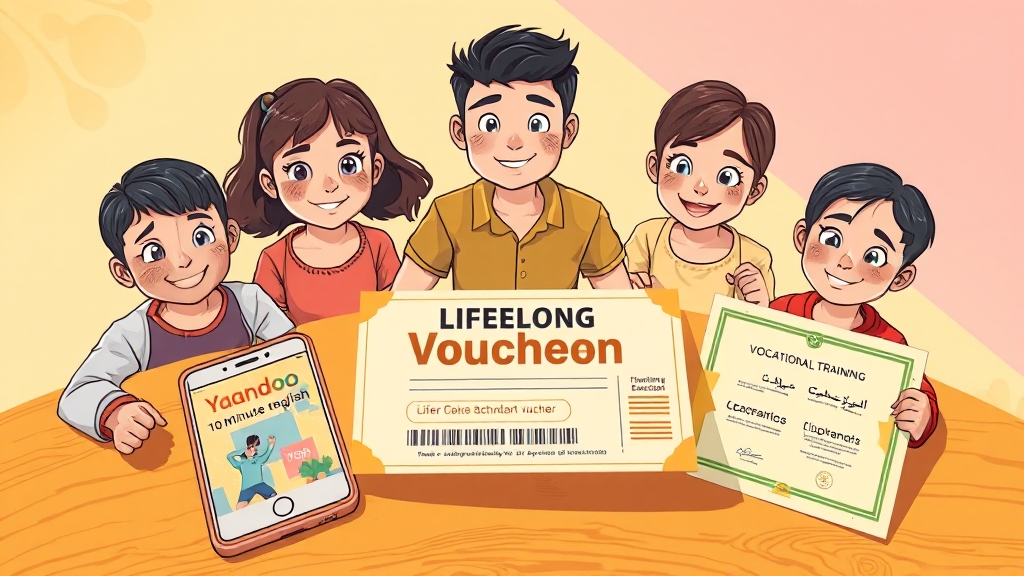 어떤 교육을 받을 수 있을까요? (illustration 스타일)