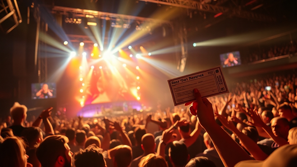 티켓 예매 정보 (realistic 스타일)