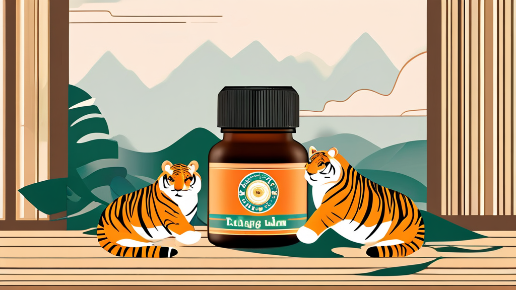 호랑이 연고, 어디서 구매할 수 있을까? (illustration 스타일)