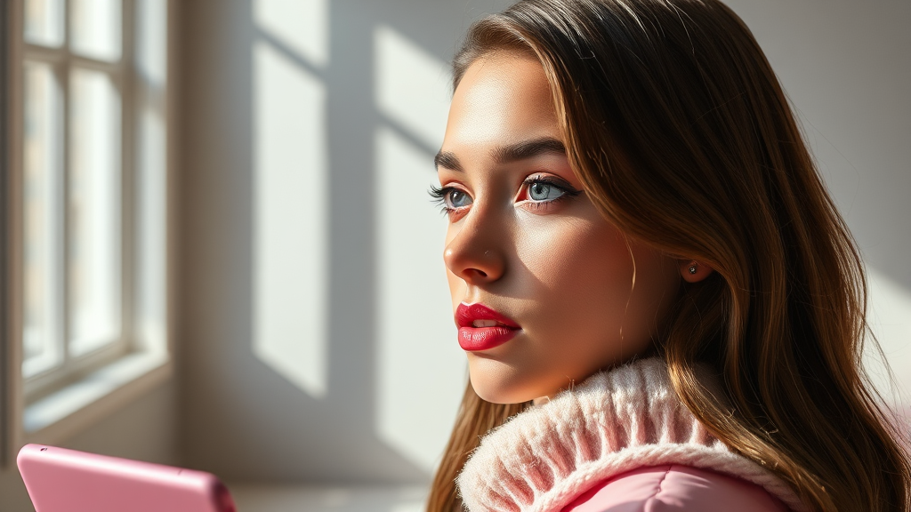 아이패드 11세대 핑크: 매력 포인트 (realistic 스타일)