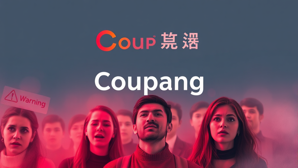 쿠팡 해킹, 얼마나 심각한가? (watercolor 스타일)