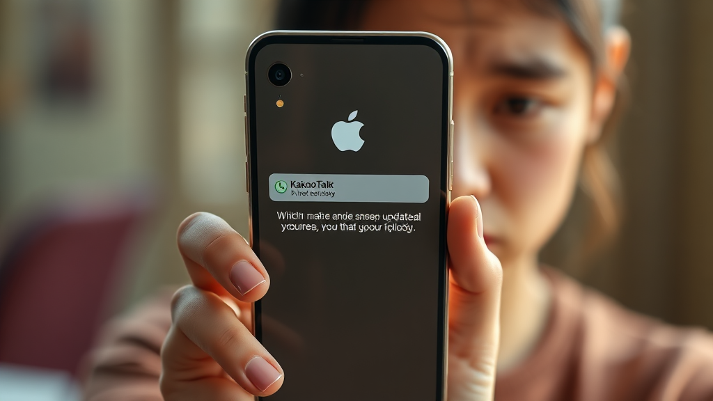 아이폰 구버전 다운 (한계) (realistic 스타일)