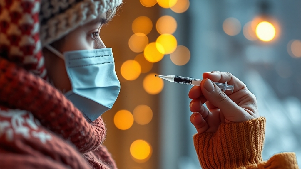 접종 후 주의사항 핵심 (realistic 스타일)