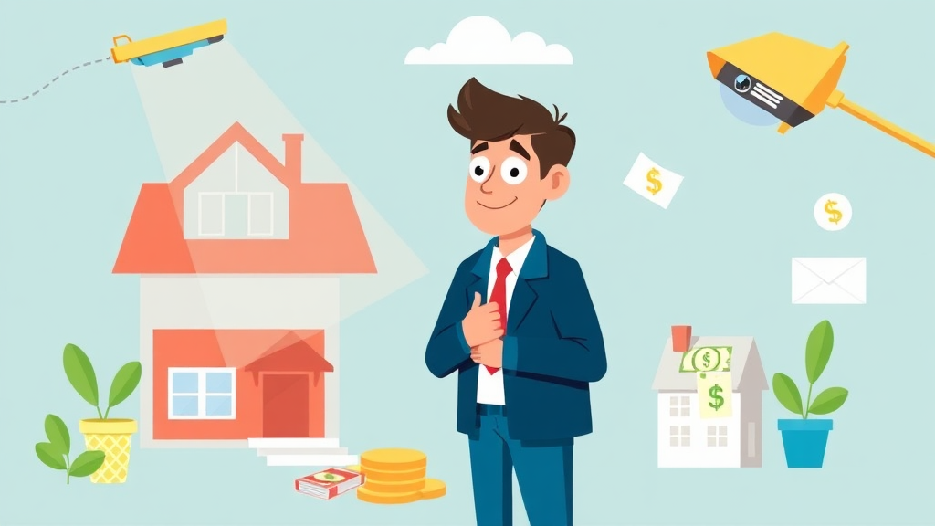 부정수급 유형 및 적발 사례 (cartoon 스타일)