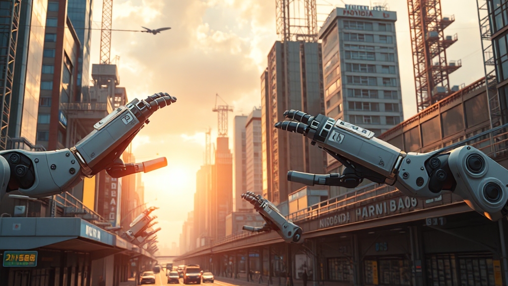 한국 AI 산업에 미치는 영향 (realistic 스타일)