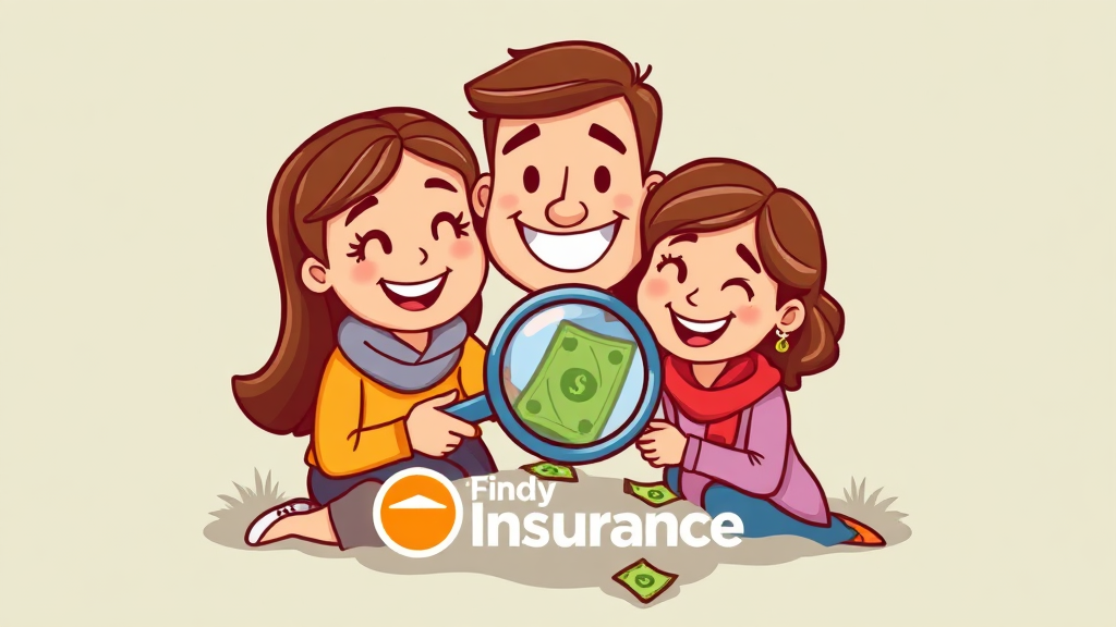 가족의 숨은 보험금도 확인하세요! (cartoon 스타일)