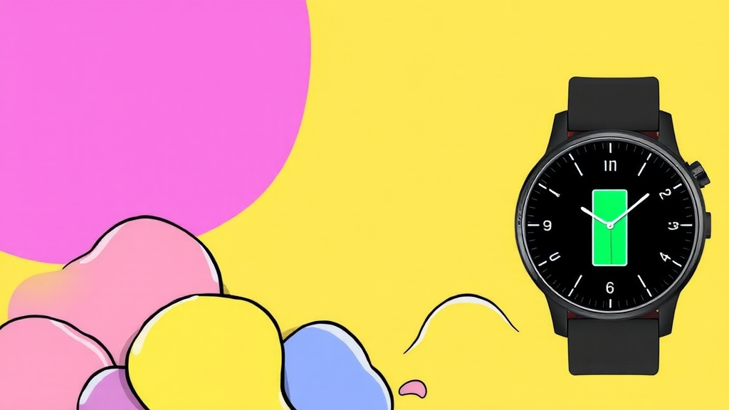 배터리 성능 및 효율적인 사용 (cartoon 스타일)