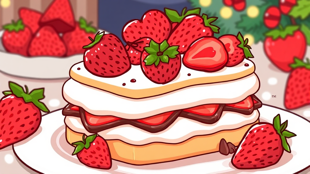 딸기시루, 왜 특별할까? (cartoon 스타일)