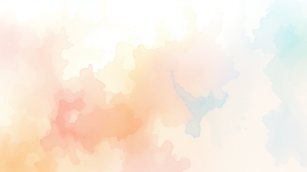 마무리 (watercolor 스타일)