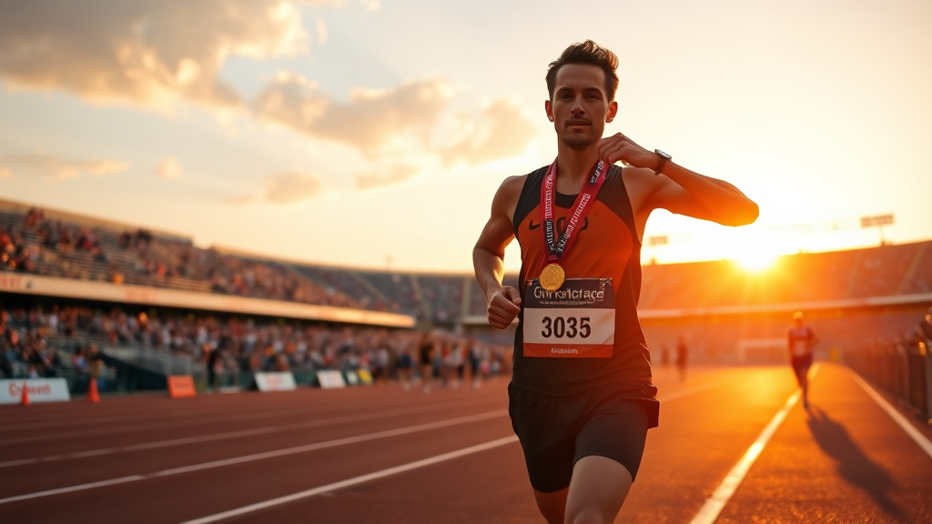 완주 후, 또 다른 즐거움! (realistic 스타일)