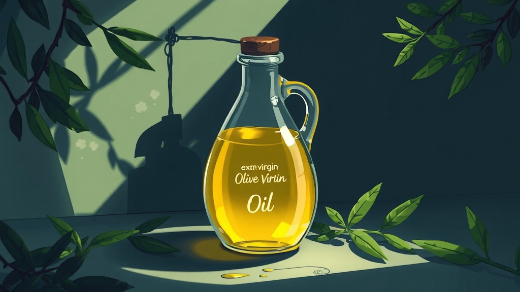 엑스트라버진, 보관이 중요해요 (cartoon 스타일)