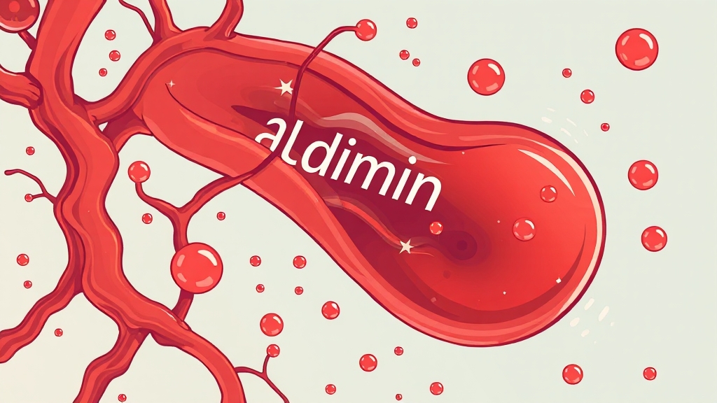 알부민이란 무엇일까요? (illustration 스타일)