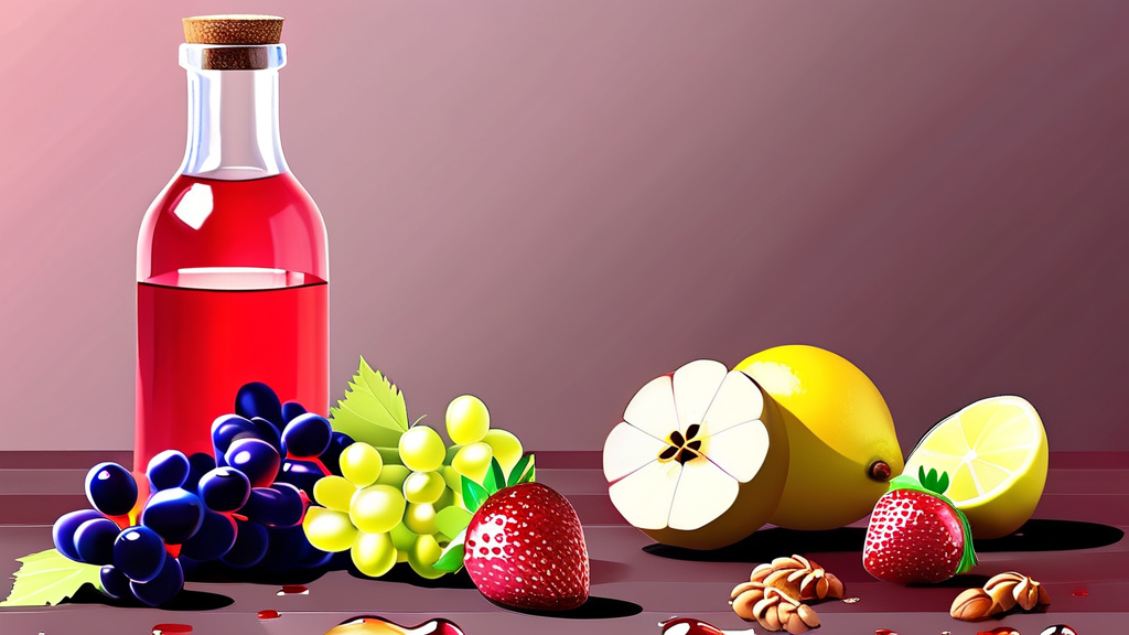 안전하고 효과적인 레드와인 비니거 섭취 가이드 (illustration 스타일)