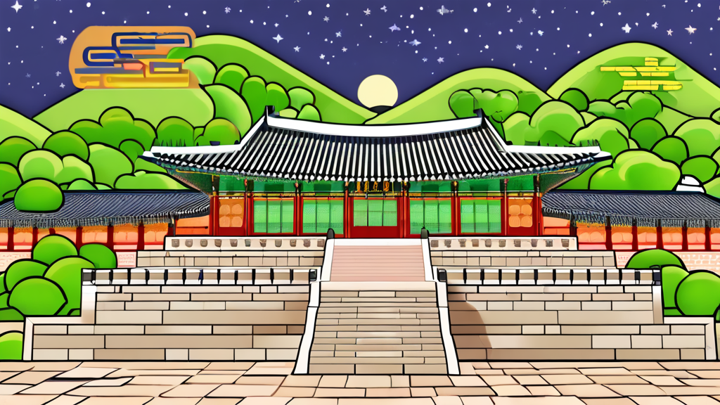 성공적인 창경궁 야간개장 예매, 이것만 알면 끝! (illustration 스타일)