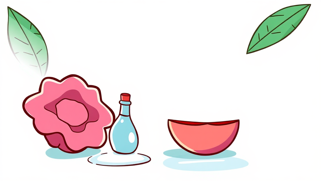 크림의 부드러운 제형과 발림성 시각화 이미지