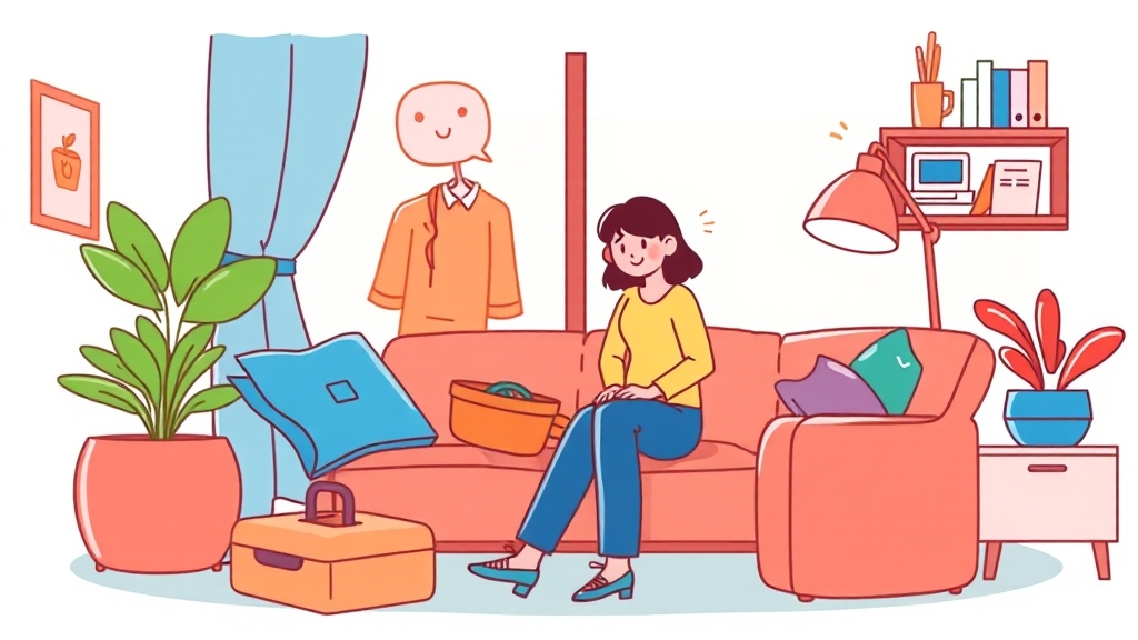 중고 거래란? (cartoon 스타일)