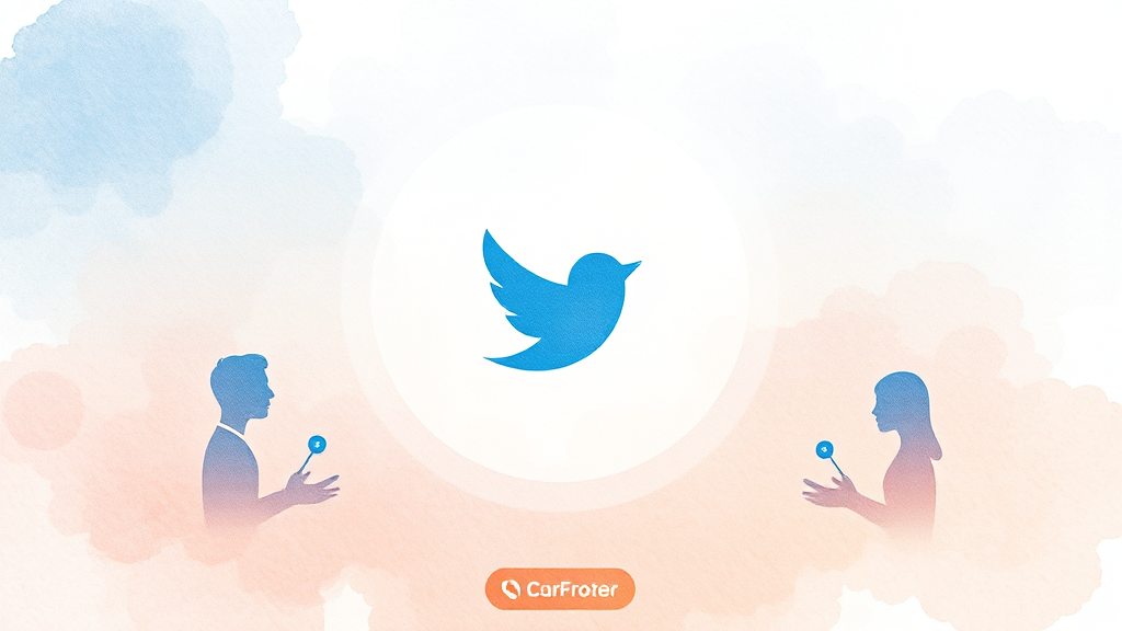 X(트위터) 고객센터 문의 방법 (watercolor 스타일)